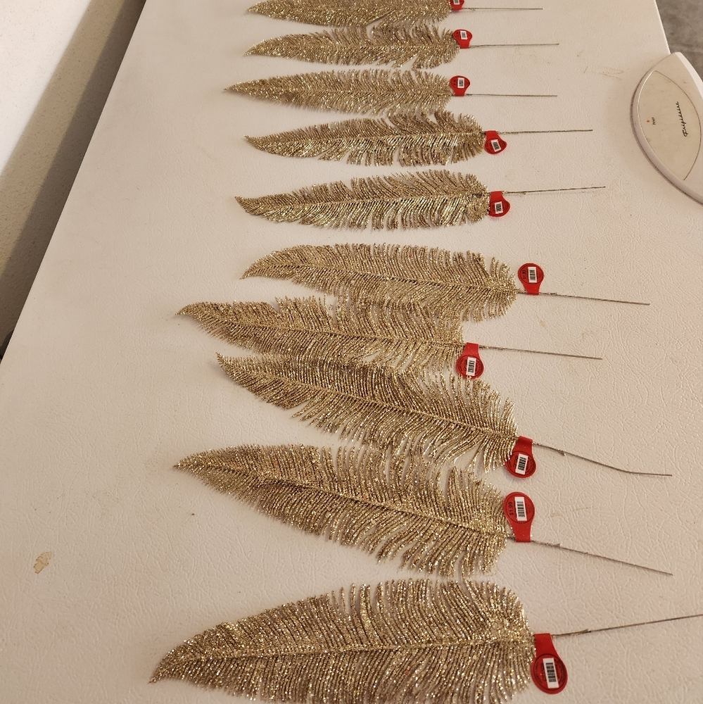 Gold Wire Feathers